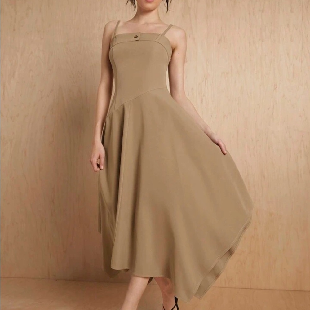 SHEIN X MONSE Assymetical Hem Cami Dress - Picture 6 of 7